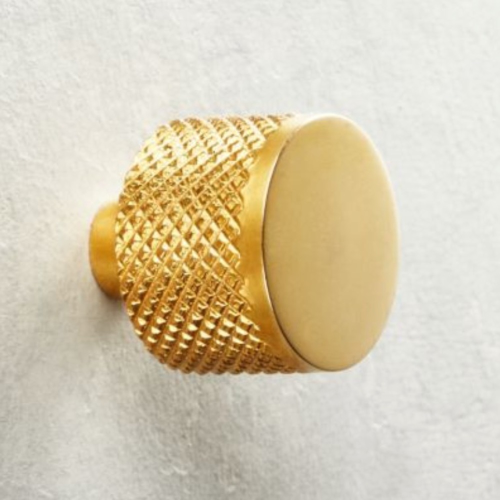 CB2, x2 Amp Matte Brass Drawer Knobs/Pulls